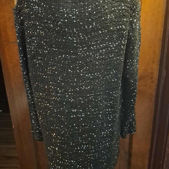 Studio Y Black Blouse with Sequins - Picture 3 of 5